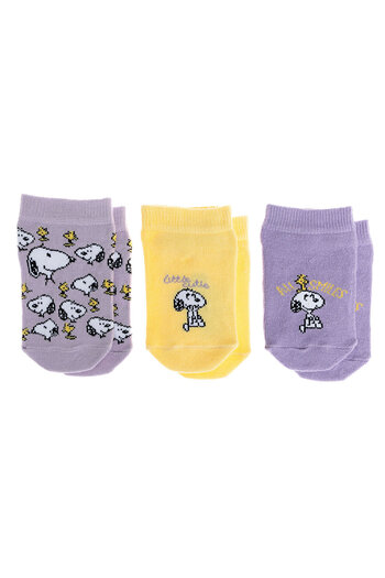 Snoozebaby Snooze baby Snoopy 3'lü Bilek Çorap Kız Bebek