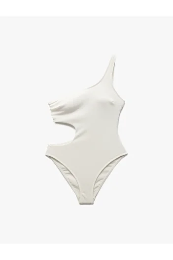 Koton Textured Single Shoulder Window Detailed Mayokini