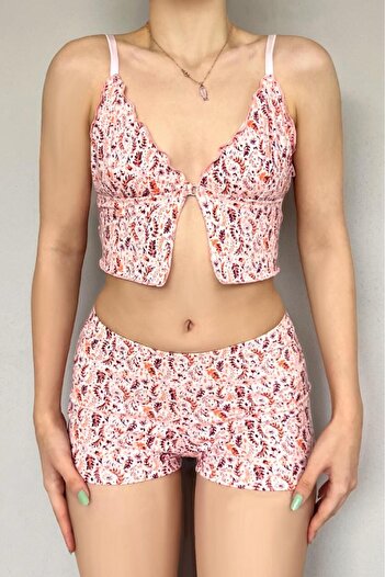 DEEP SECRET Crop pajamas with shorts