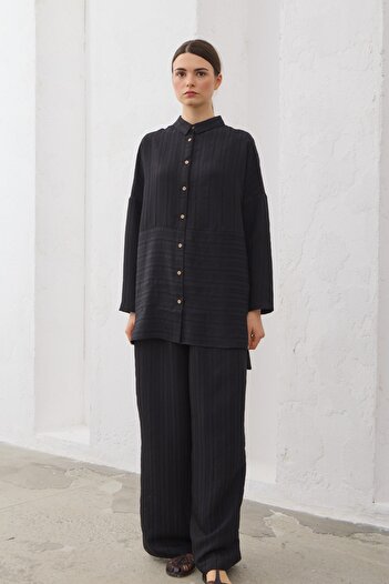 QANU Modal Trousers Black