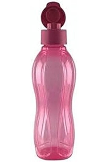 Mu Art Tupperware Water Bottle 500ml Pink