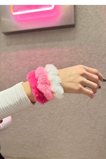 PREGIO 3-Piece Ultra Flexible Plush Soft Fabric Rubber Buckle