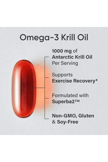Sports Research Antarctic Krill Oil with Astaxanthin 1000 mg - 60 Softgels
