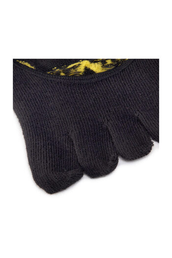 Vibram Fivefingers Унисекс черни чорапи за неявяване за възрастни