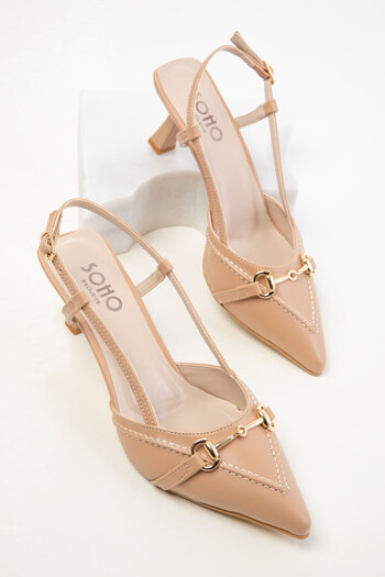 SOHO Nude Women's Classic Heeled Shoes 20411
