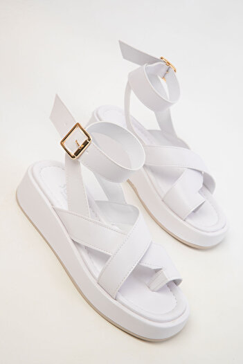 SOHO White Women's Sandal 19208