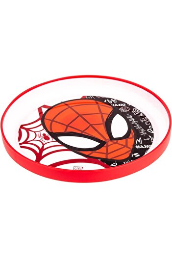 AKDC SPIDERMAN PLATE 20CMX20CMX2CM White and red