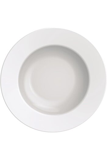 TRAMONTINA Since 1911, Made In Brazil - 23cm Porcelain White Deep Plate