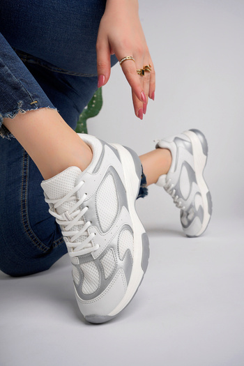 pasyone Women's Gray Casual Sneaker - Comfortable and Stylish