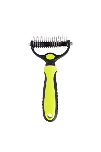 Choice4 L Green A Pet Double-sided Knot Comb Dog Comb Dog Comb Cat Beauty Hair Removal Cat Comb Pet Supplies