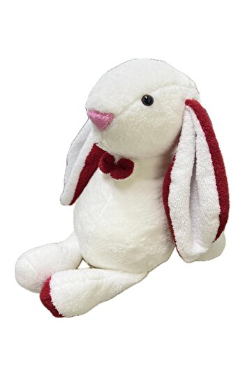 Sole Uyku Arkadaşım Papyonlu Uzun Kulak Bunny Peluş Tavşan 65 Cm