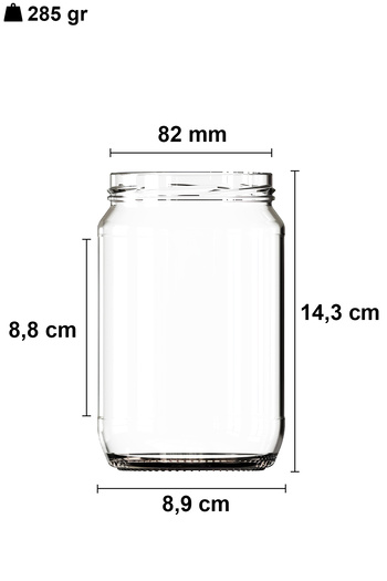 Afracam 720 ml Metal Kapaklı Bal Kavanozu 720 Cc Şeffaf Konserve Kavanoz 6 Adet (1 Kg Bal Alır)