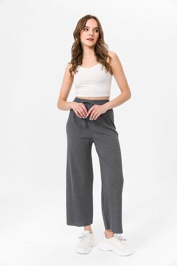 ŞİMAL Women's Elastic Waist Spanish Leg Camisole Trousers 250200 -