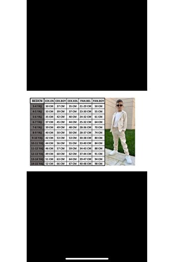 STAR GOGO KİDS Boy's Organic Linen Suit (3 Pieces)