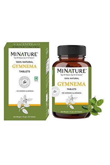 minature Gymnema Tablets by mi Nature | 90 Tablets, 1000 mg | 45 Days Supply | Vegan
