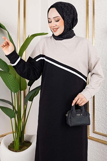 ORCHID Şerit Detaylı Spor Elbise