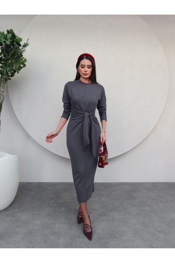 ESRAHELVACI Tie Front Dress