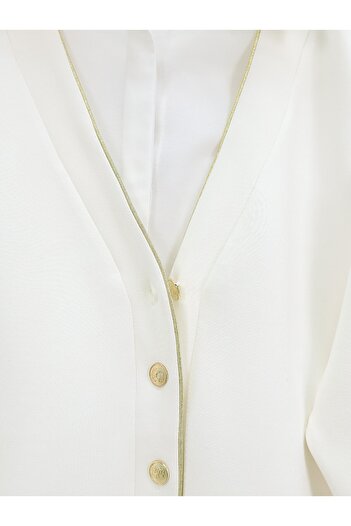 Modamorfo Buttoned Osyho Cardigan -White