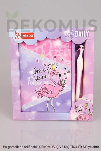 Mikro Dekomus Agenda and Gel Pen Set - Special Box