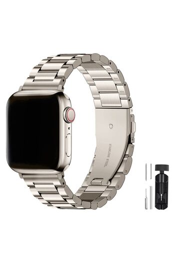 PSGT Watch Uyumlu ( 38/40/41MM) Ve Seri10 ve 11(42MM) Paslanmaz Çelik Modernfit