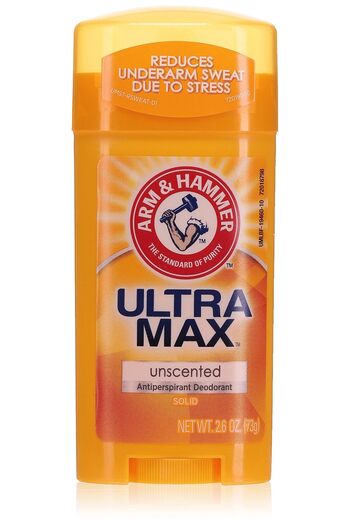 Arm&Hammer Ultra Max Solid Deodorant Unscented Antiperspirant 73g