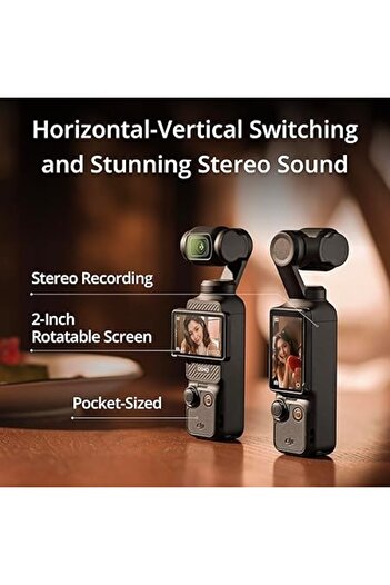DJI DJI Osmo Pocket 3 Creator Combo, Vlogging Camera with 4K/120fps Video, 3-Axis Stabilization