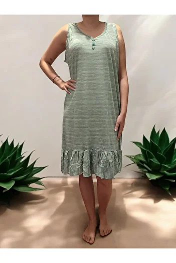 enmodaiçgiyim Women's Patterned Sleeveless Dress