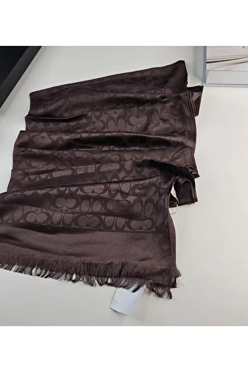 Webinay Home Καλοκαιρινό βαμβακερό μεταξωτό σάλι New Season C Pattern