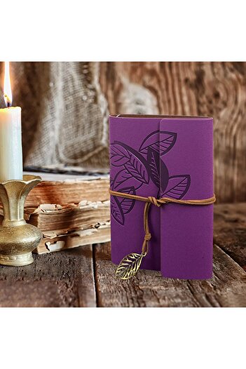 Wolawood Leather Cover Notebook – Vintage, Special Handmade, Unlined Diary, Agenda, Souvenir, Travel Note Book