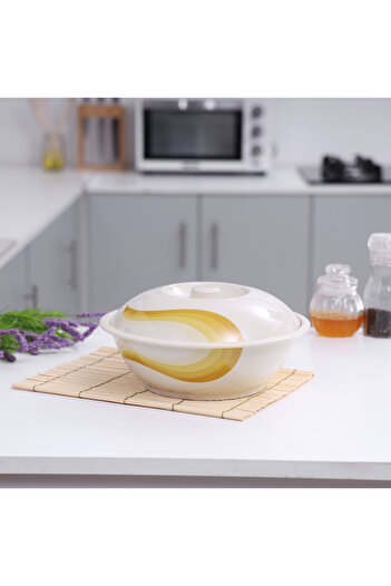 ROYALFORD RF8053 10" Melamine Ware Super Rays Bowl with Lid