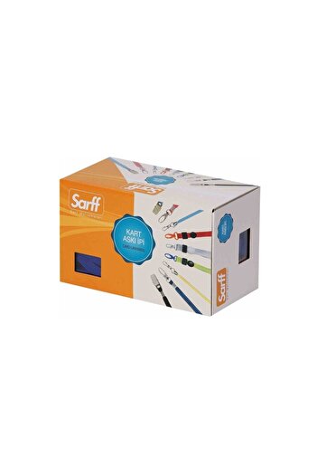 SARFF Card Protector Blue 5 Pcs + Card Hanger String Blue with Metal Clips 5 Pcs Set