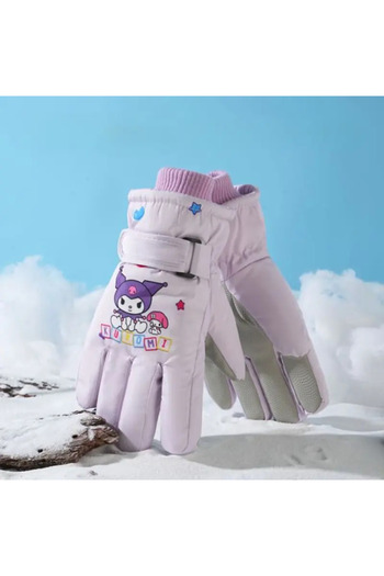 bundle island Kuromi Figure Waterproof Gloves (1 Pair)