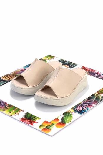 Bambi Genuine Leather Women's Slipper K04281030103