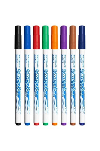 Bic Velleda Çocuk Beyaz Tahta Kalemi 8'li Poşet