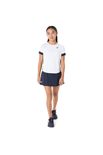 Asics Girls Tennis Skort Kids Mavi Etek 2044A043-400