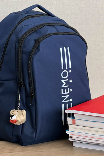 NEMO BAGS Unisex Laci Backpack Large Size Travel School Bag, Sports Bag, 16.9 Inch, 45X30X15Cm 24Lt