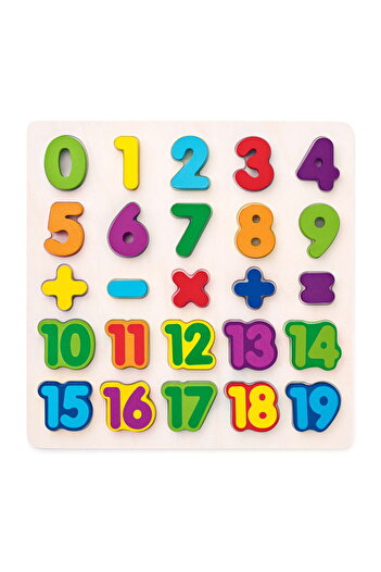 Woody Puzzle din lemn - Matematică, Numere