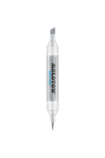 Molotow Aqua Twin 1mm/2-6mm Double-tipped Marker Cool Grey 03