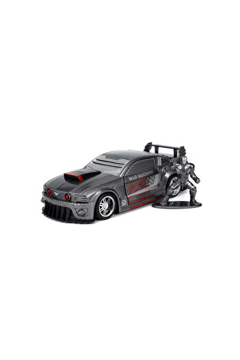 Simba Jada Marvel Ford Mustang Diecast Car 1:32 Scale and War Machine Diecast Figure