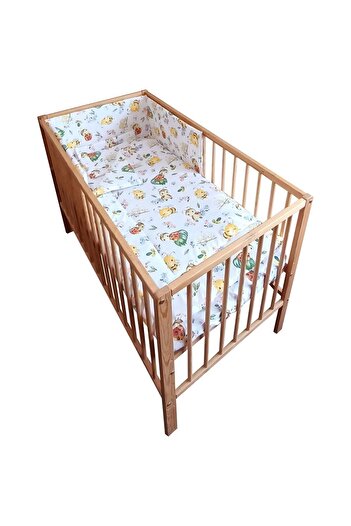Hubners Ladybug Crib Bedding 4 Pieces White