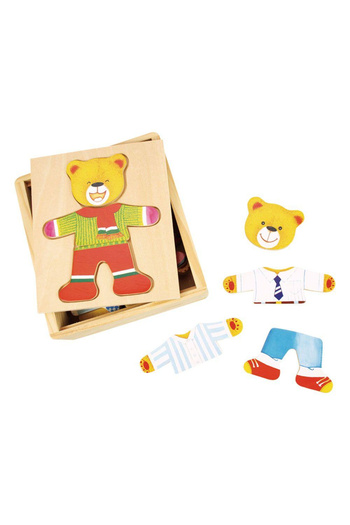 BIGJIGS Toys Joc De Potrivire - Domnul Urs