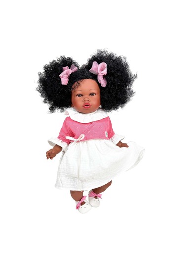 OEM Papusa Nines D'onil, Addis Bailarina, Cu Sunete, Afro, Cu Miros De Vanilie, 45 Cm