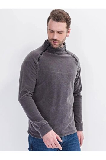Bast10 Outdoor Fleece Ανδρικά Γυναικεία Unisex Zippered Kombat Tactical Pocket Fleece