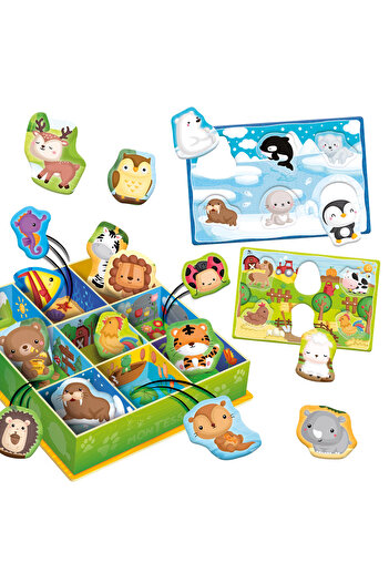 Lisciani Montessori Box - Zvířata v jejich prostředí