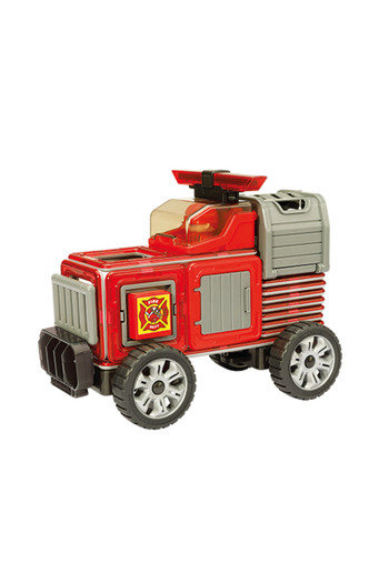 Clicstoys Magnetická sada Magformers Úžasná sada se zásahovými vozidly