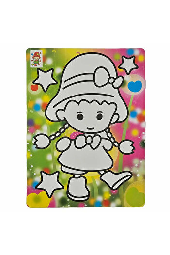 Micostore Drawings With Colored Sand, 9 Colors, Various Patterns