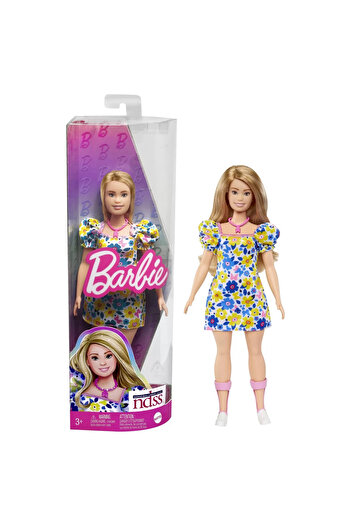 mattel Barbie Fashionista Doll Blonde With Down Syndrome