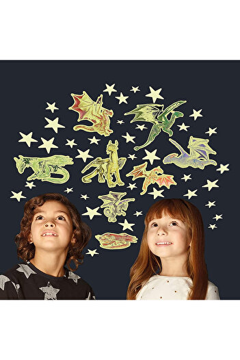 Brainstorm Reflective Set - Dragons And Stars