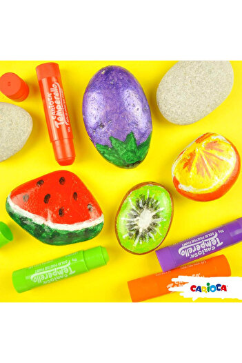CARIOCA Washable Tempera Pencils, 6 Colors/box, Temperello