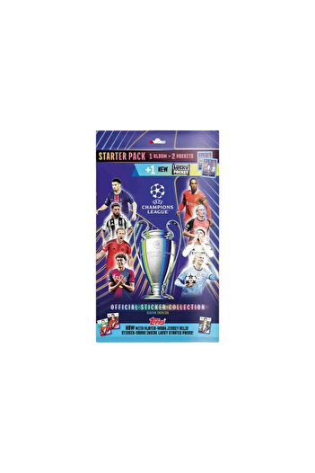 Topps Σετ Άλμπουμ Αυτοκόλλητων UEFA Champions League 2025 - Πακέτο Εκκίνησης